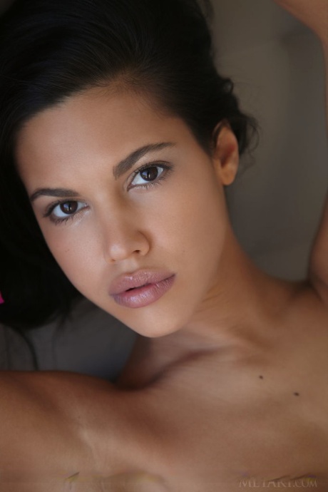 Bedtime always makes Apolonia horny, so she spreads her pussy lips on the bed 56960565