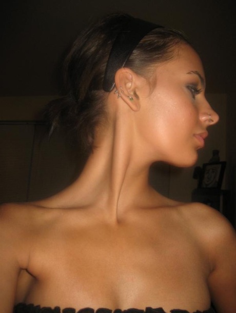 Candid shots of an ex girlfriend with nice tits and pierced nipples 55713228