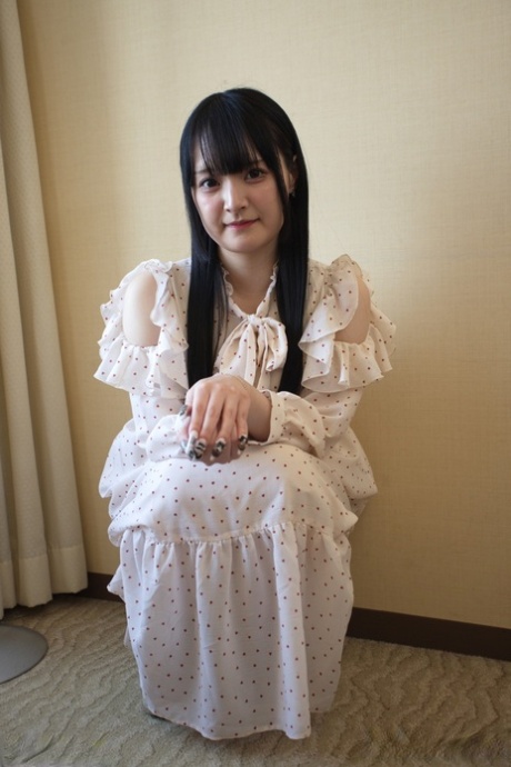 Japanese teen Reika Kato shows her sheer bra and panty set 31687724